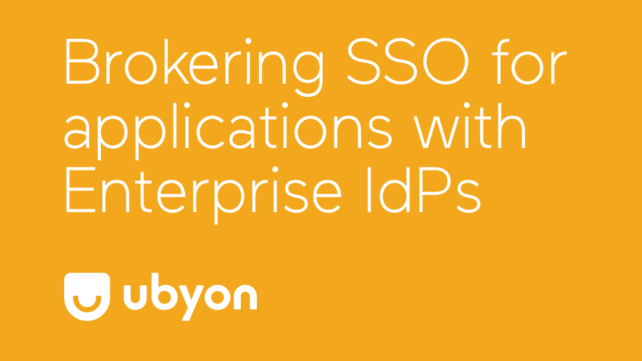 Cover image for SSO for applications with Enterprise IdPs