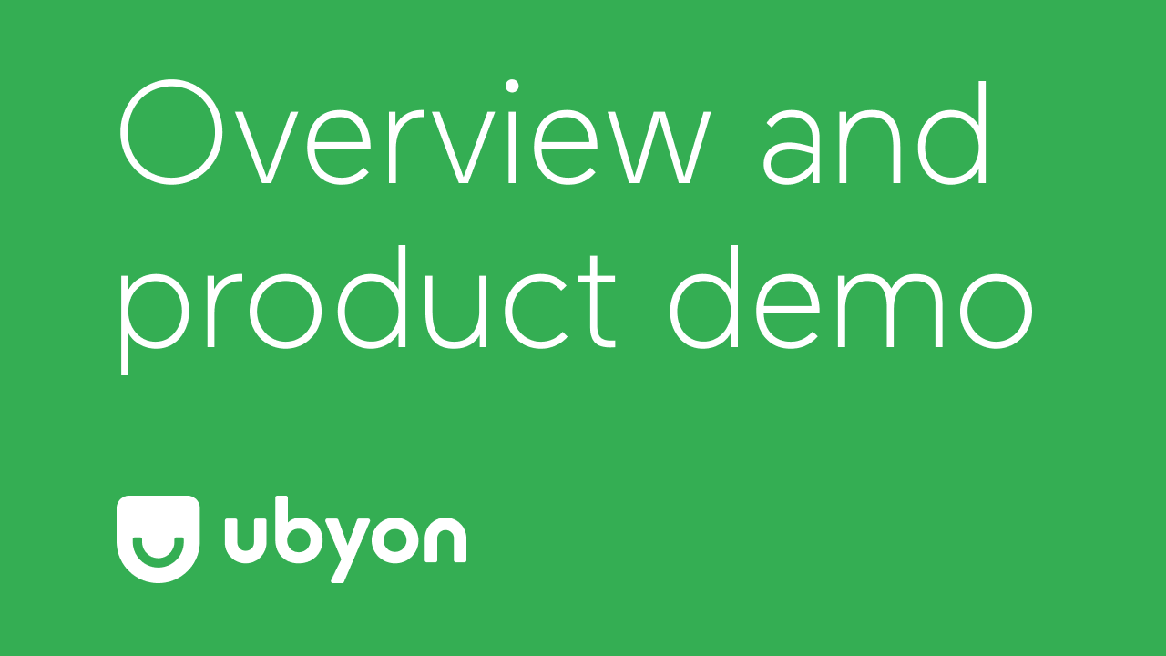 Cover image for Ubyon Overview and Demo